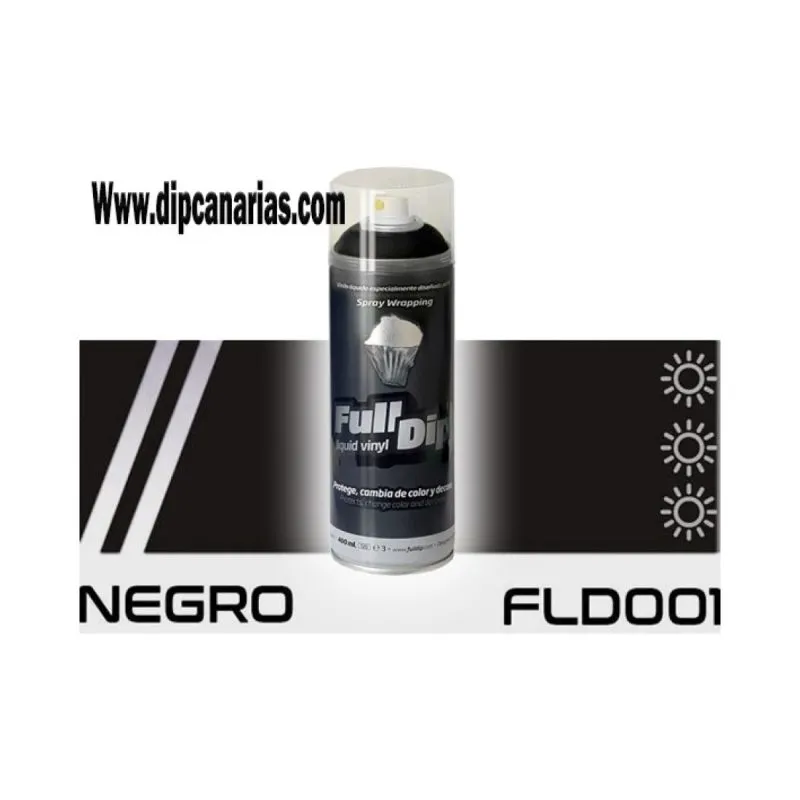 Vinilo Líquido Negro 400 ml. Spray