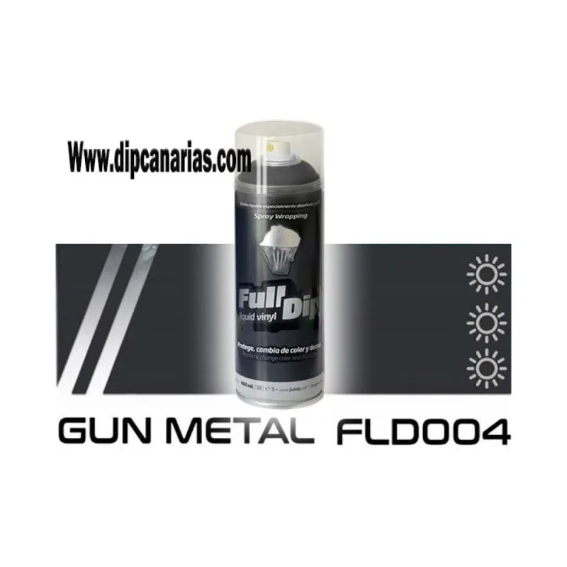 Vinilo Líquido Gun Metal 400 ml. Spray