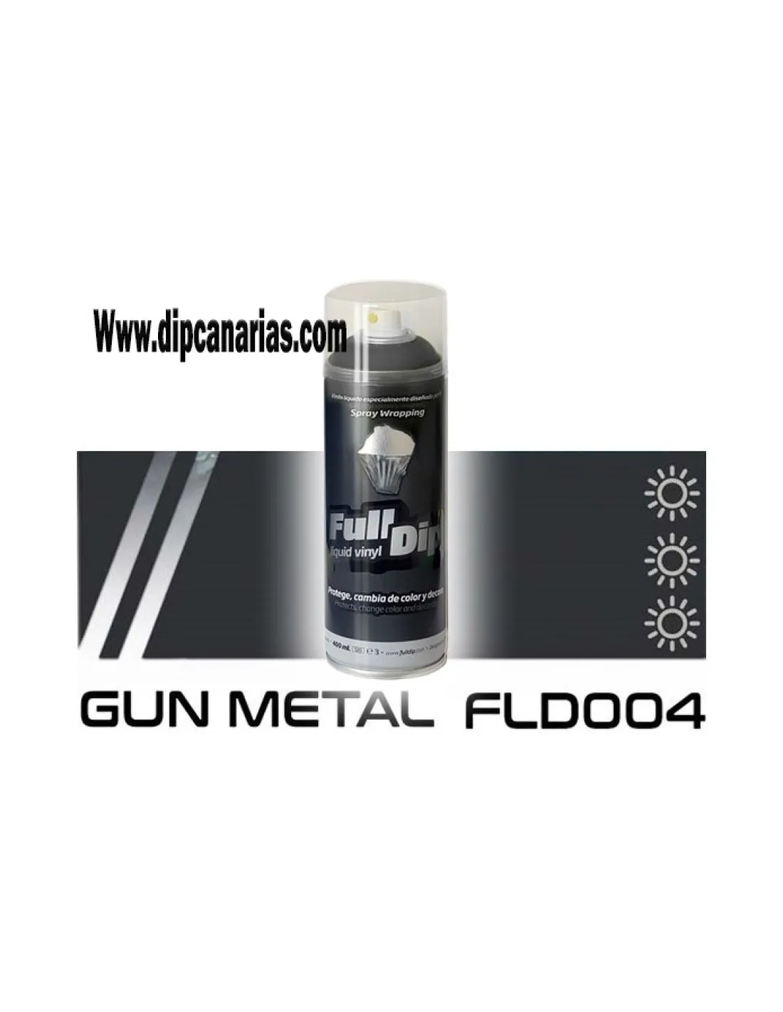 Vinilo Líquido Gun Metal 400 ml. Spray