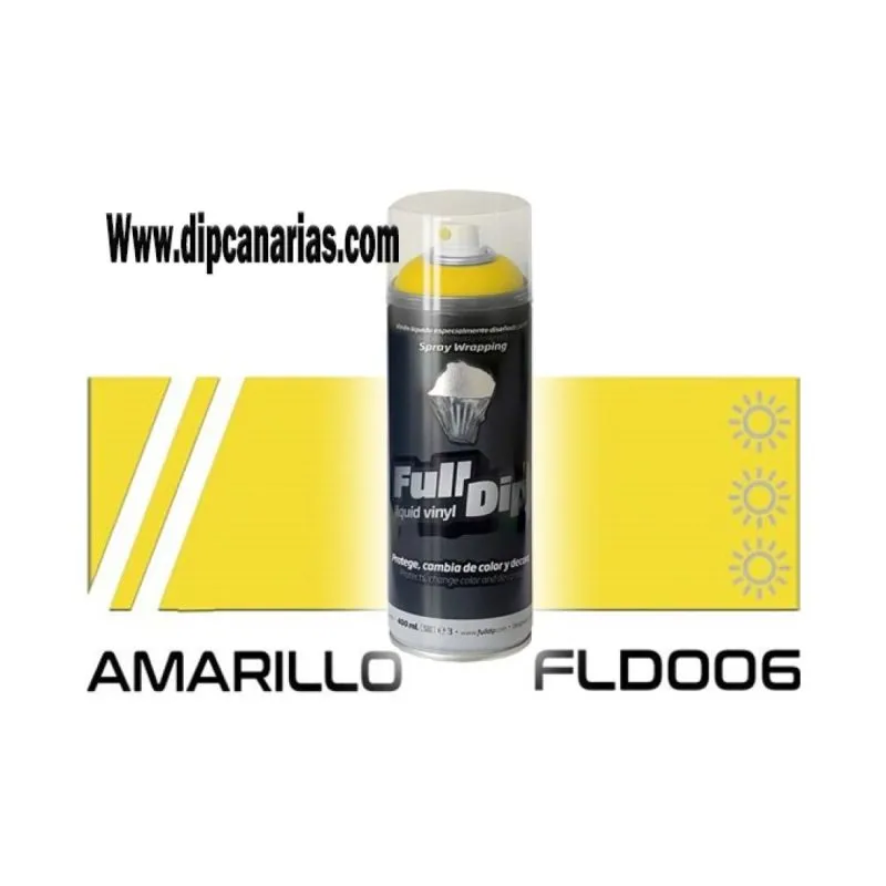 Vinilo Líquido Amarillo 400 ml. Spray