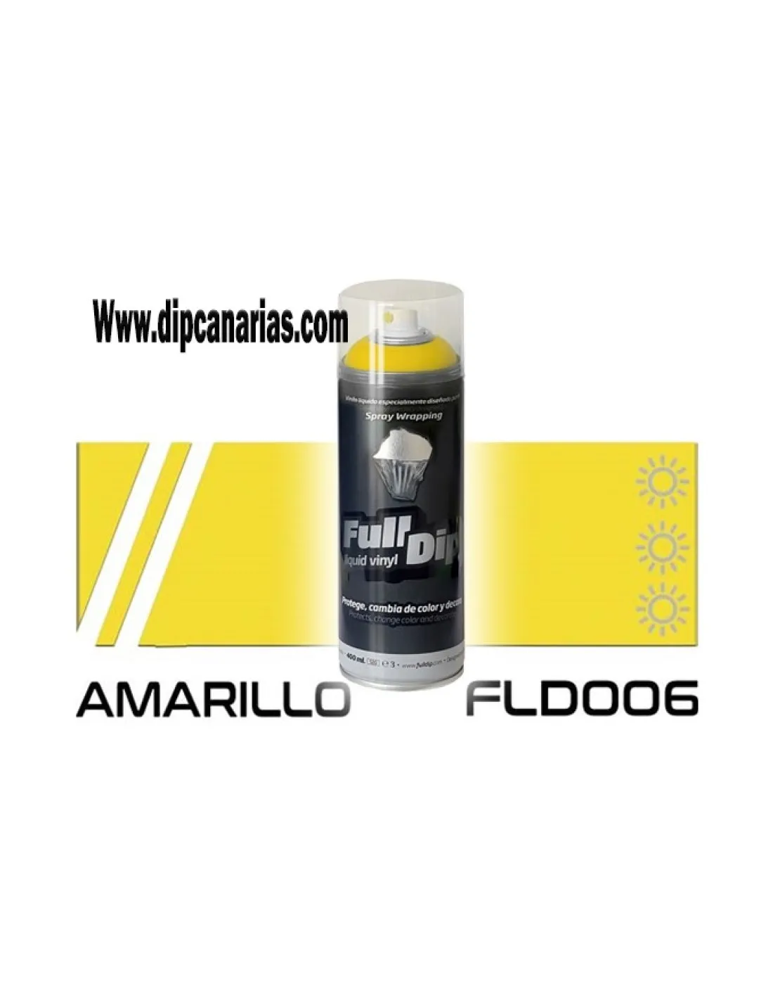 Vinilo Líquido Amarillo 400 ml. Spray