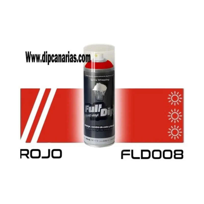 Vinilo Líquido Rojo 400 ml. Spray