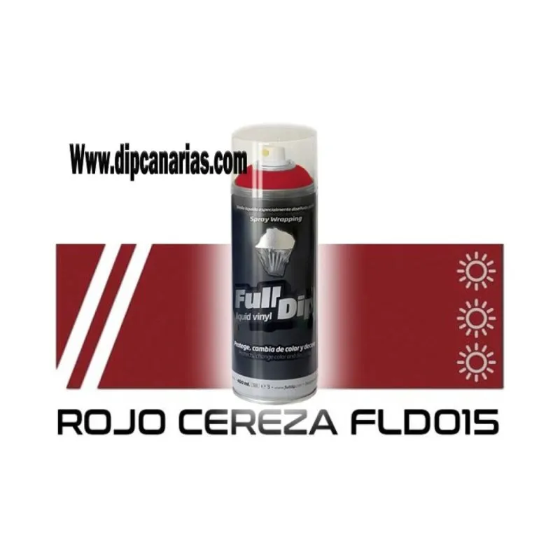 Vinilo Líquido Rojo Cereza 400 ml. Spray