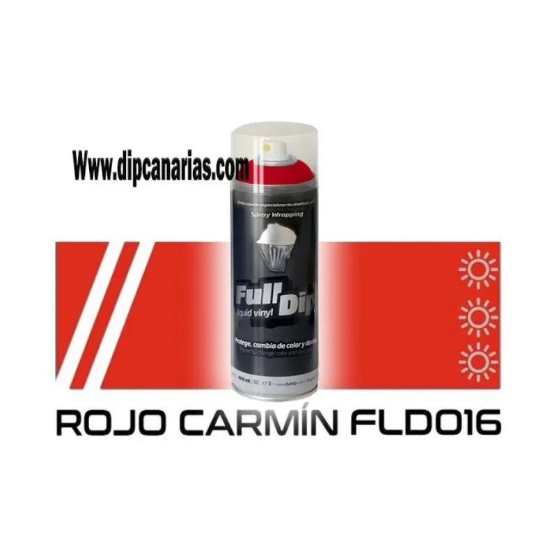 Vinilo Líquido Rojo Carmín 400 ml. Spray