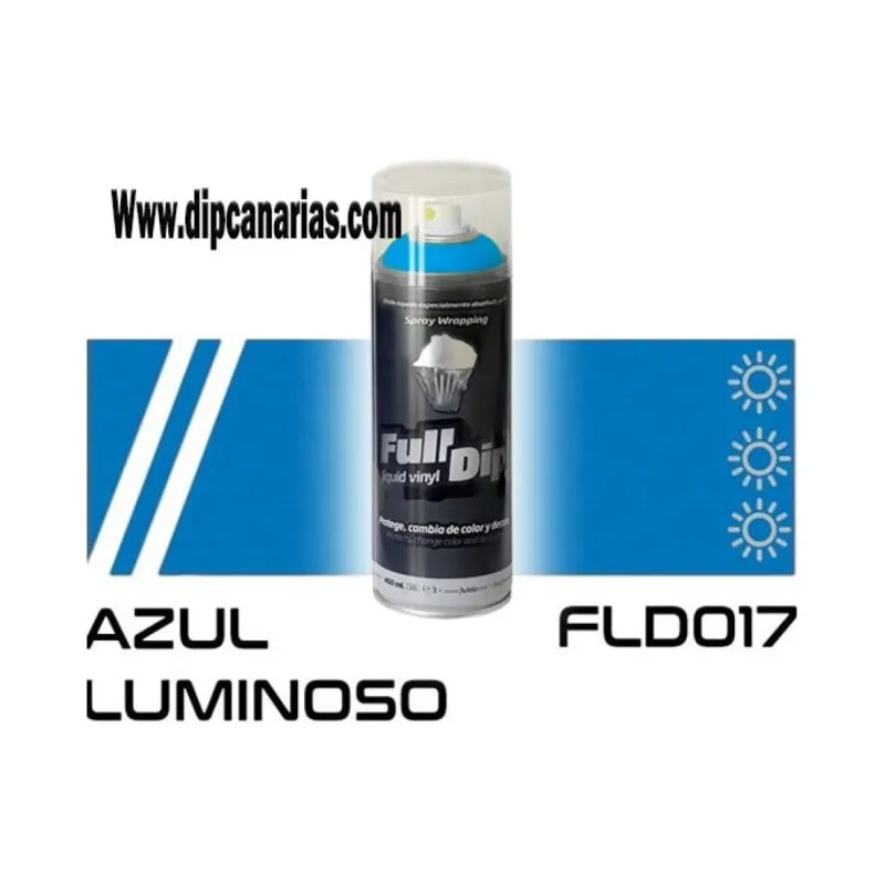 Vinilo Líquido Azul Luminoso 400 ml. Spray
