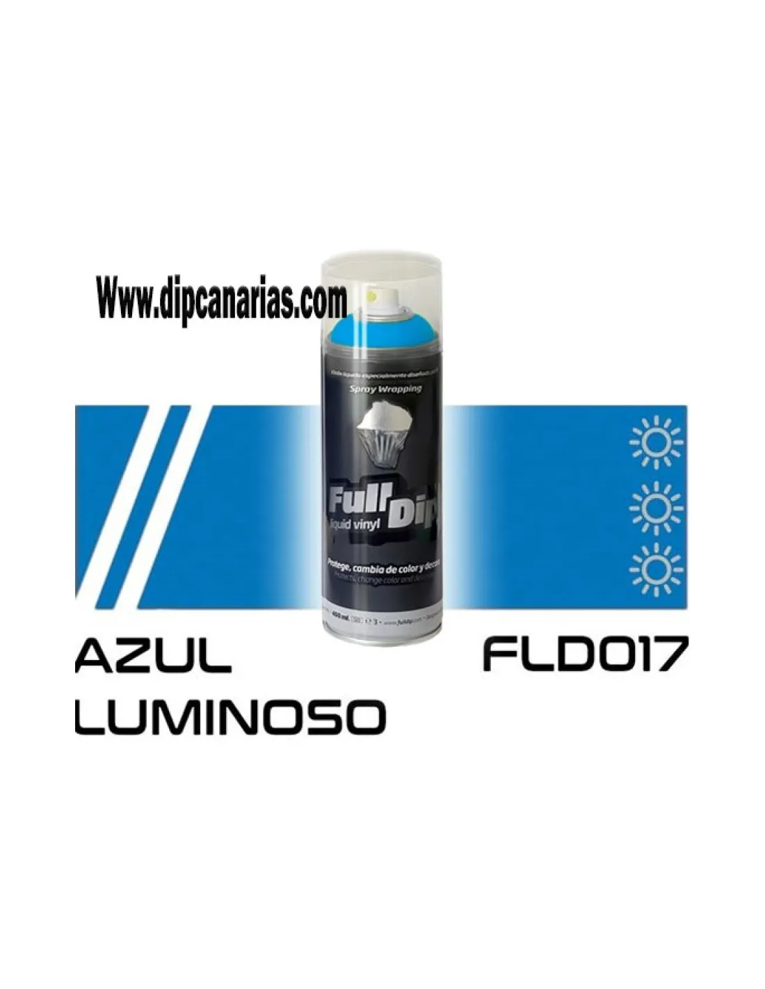 Vinilo Líquido Azul Luminoso 400 ml. Spray
