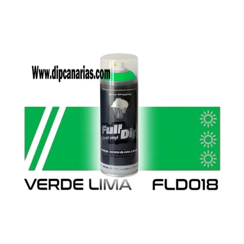 Vinilo Líquido Verde Lima 400 ml. Spray