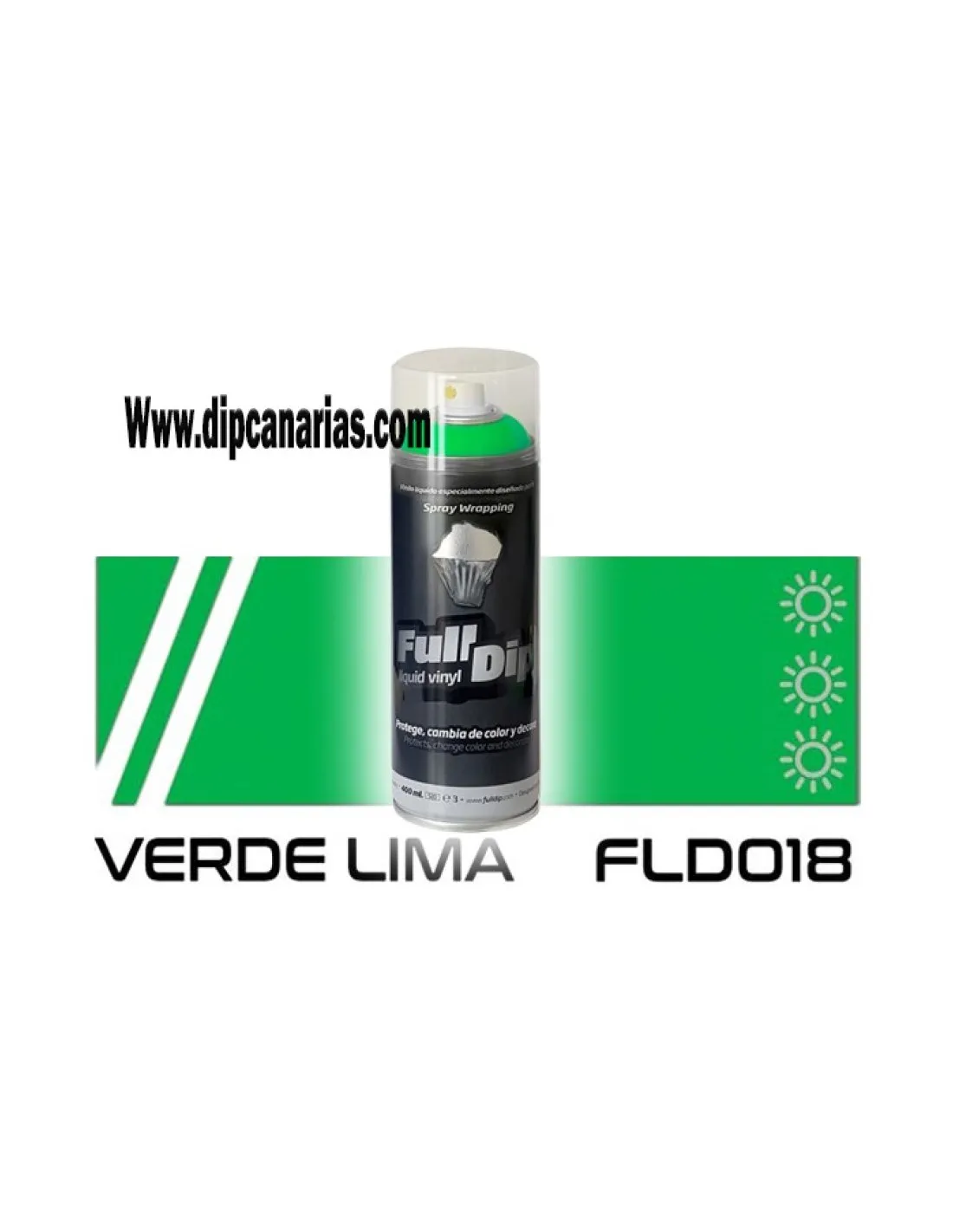 Vinilo Líquido Verde Lima 400 ml. Spray