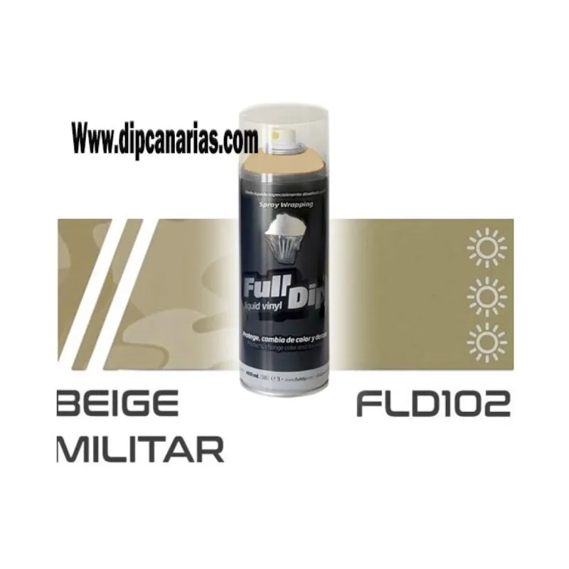 Vinilo Líquido Beige Militar 400Ml Spray