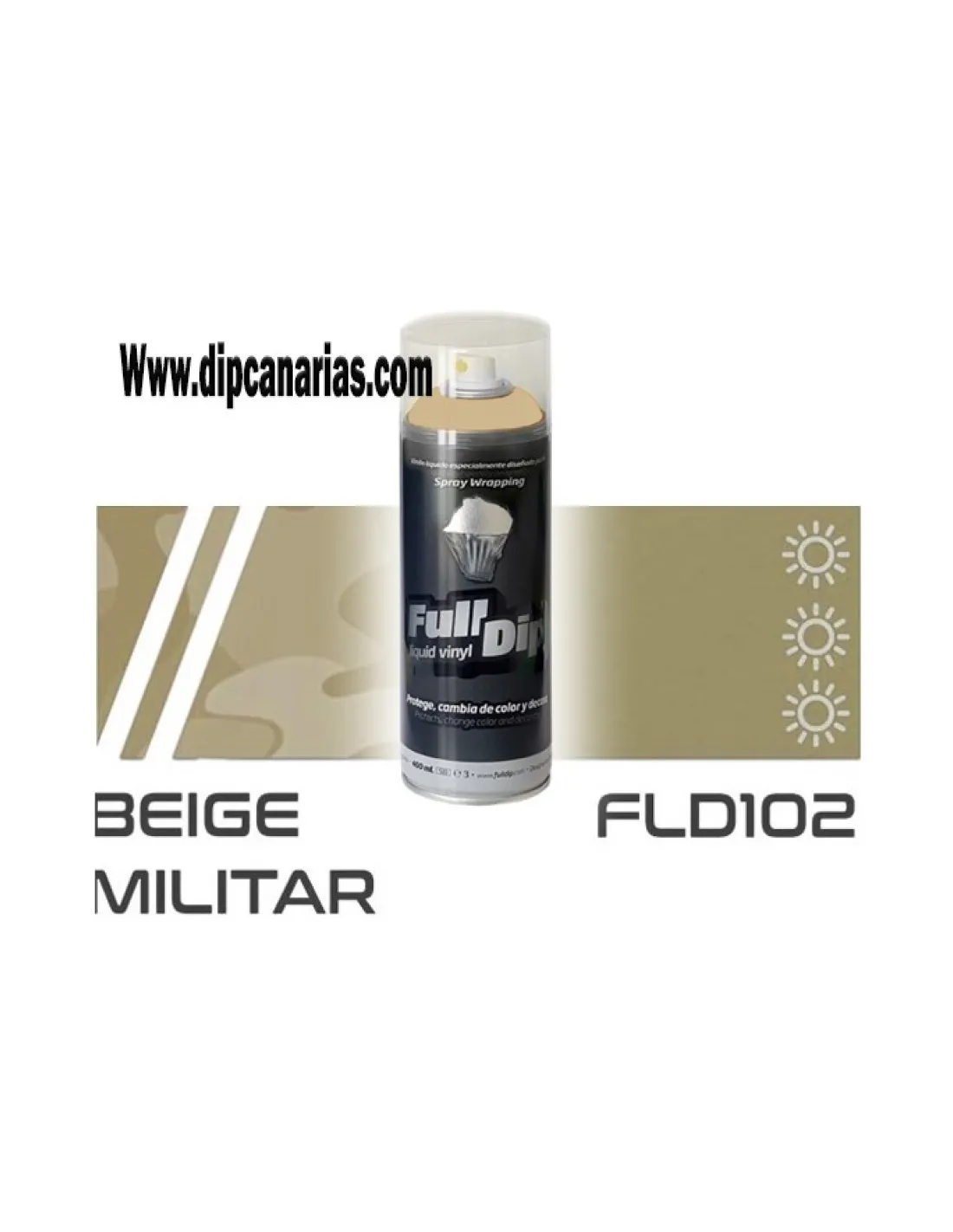 Vinilo Líquido Beige Militar 400Ml Spray