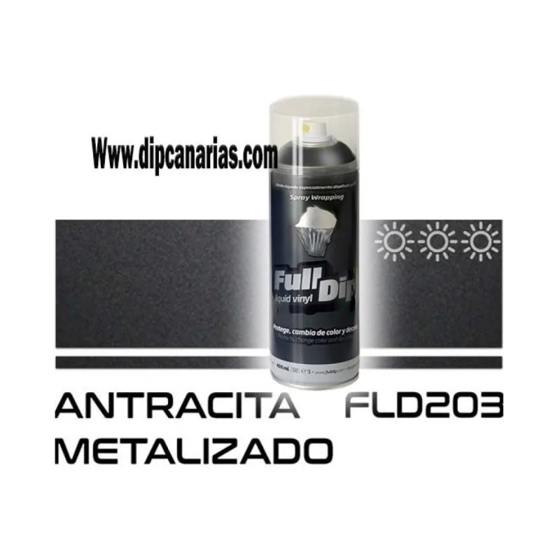 Vinilo Líquido Antracita Metalizado 400 ml. Spray