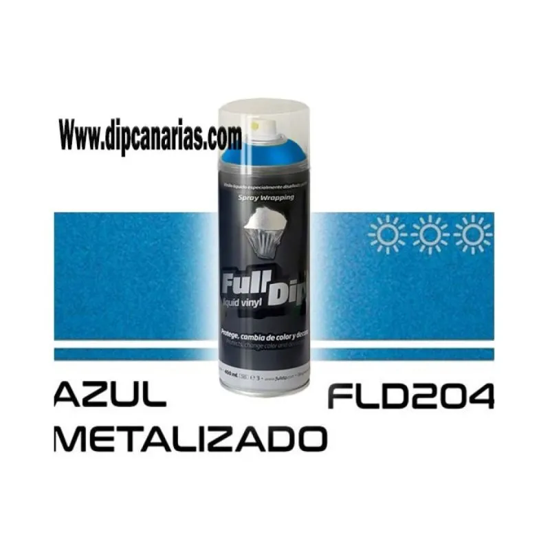Vinilo Líquido Azul Metalizado 400 ml. Spray