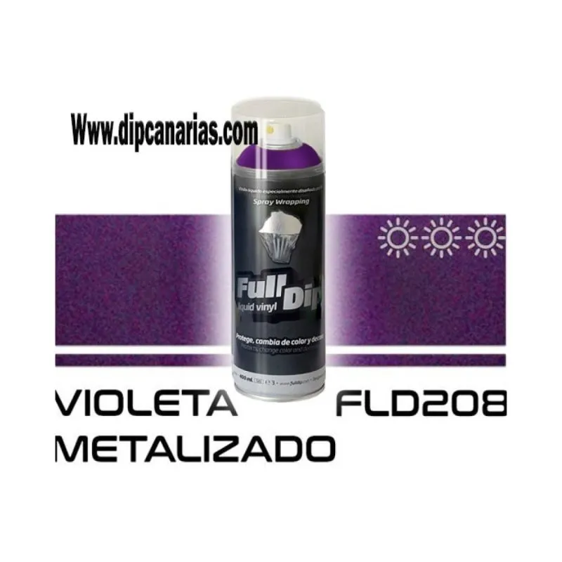 Vinilo Líquido Violeta Metalizado 400 ml. Spray