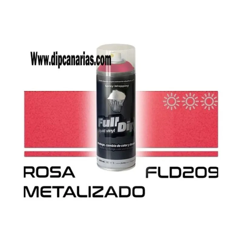 Vinilo Líquido Rosa Metalizado 400 ml. Spray