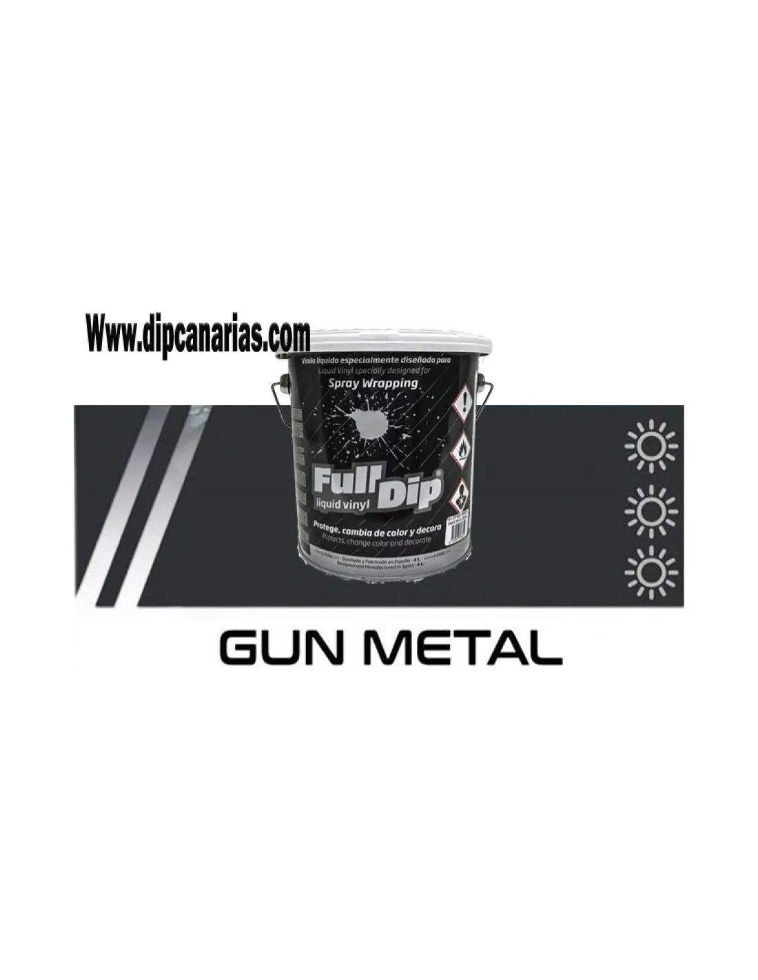 Vinilo Líquido Bote 4L Gun Metal