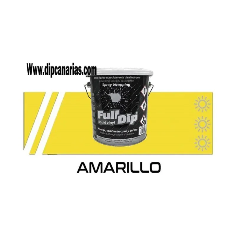 Vinilo Líquido Bote 4L Amarillo