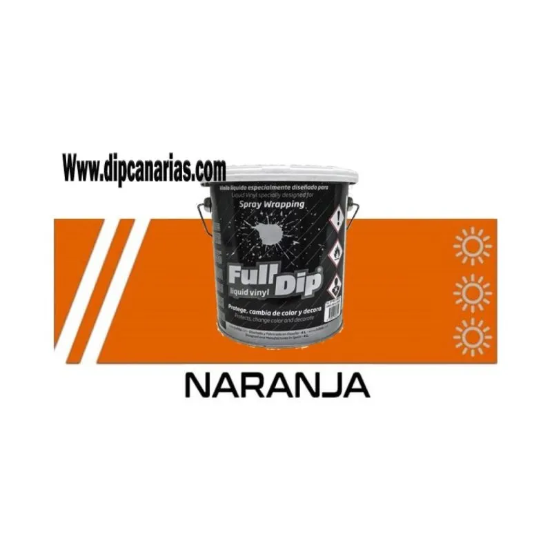Vinilo Líquido Bote 4L Naranja