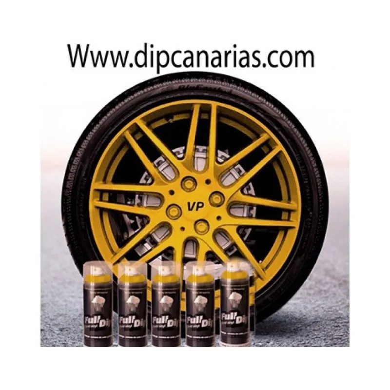 Kit llantas de 20" o más Dorado Cromado