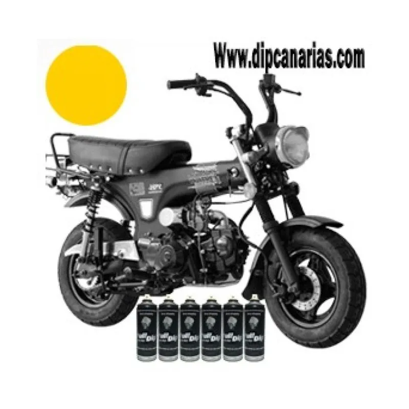 Kit moto pequeña Amarillo Sólido