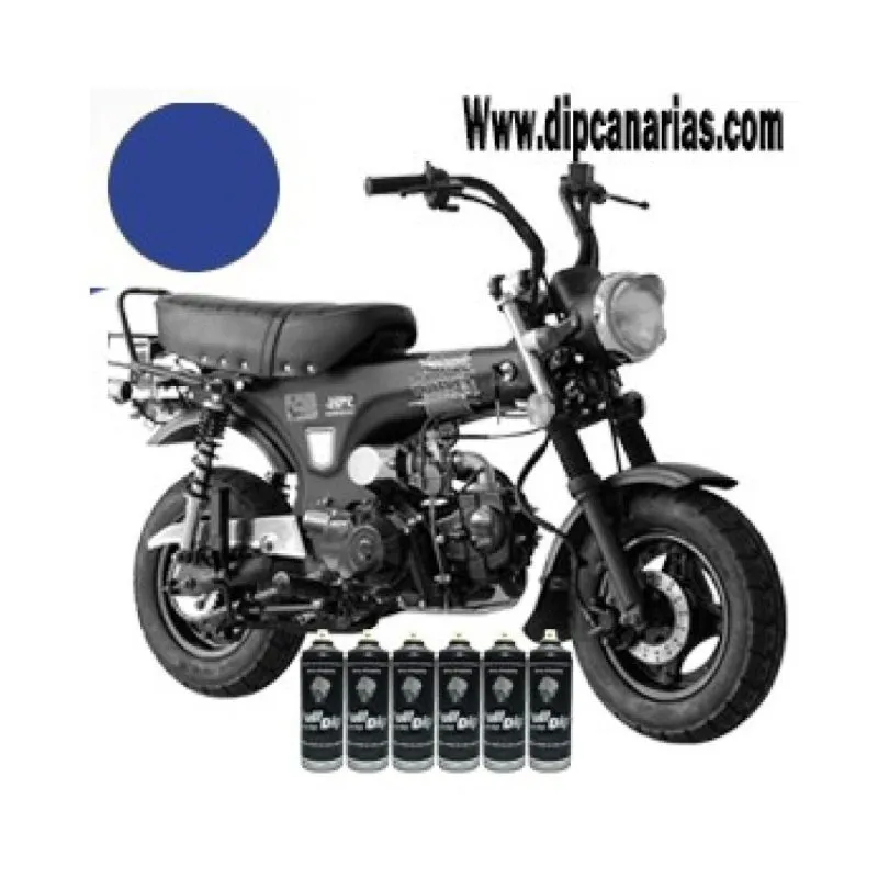 Kit moto pequeña Azul Sólido