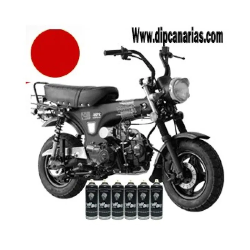 Kit moto pequeña Rojo Sólido