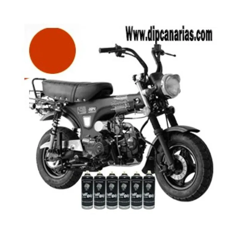 Kit moto pequeña Naranja Sólido