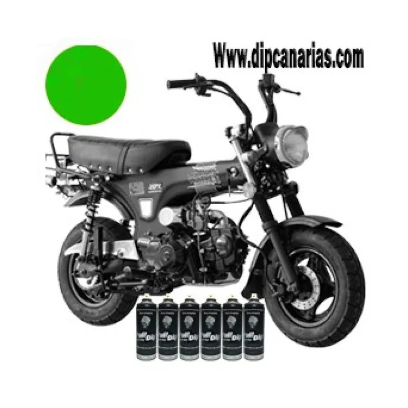 Kit moto pequeña tipo Verde Lima Sólido