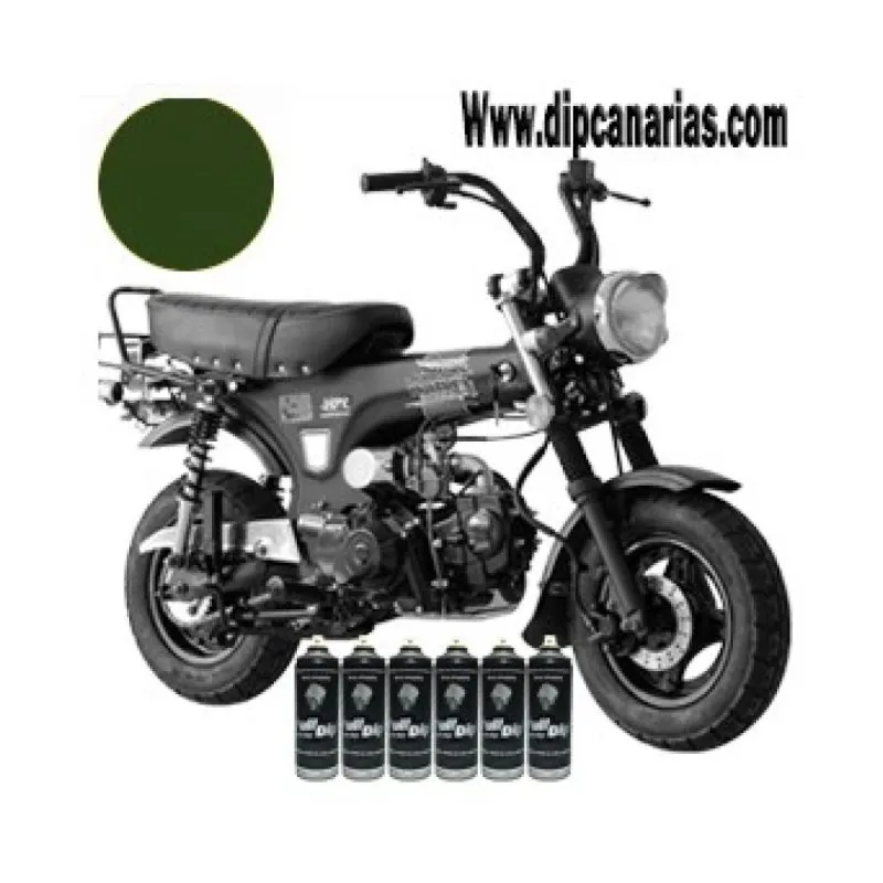 Kit moto pequeña Verde Militar Sólido