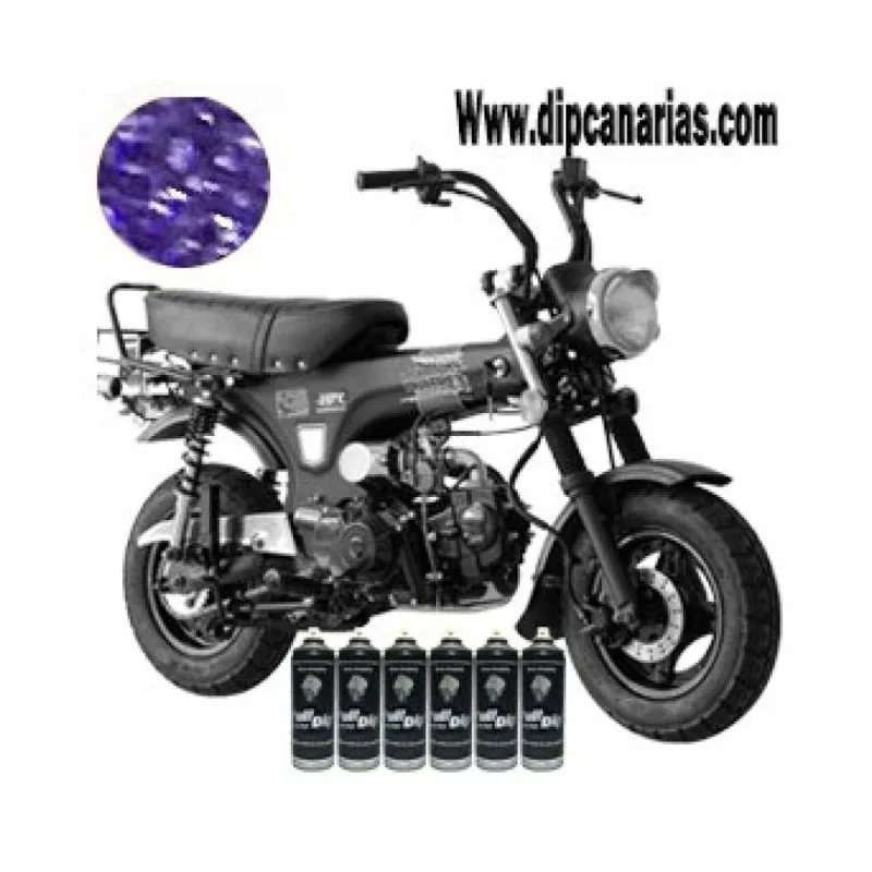 Kit moto pequeña Violeta Metalizado