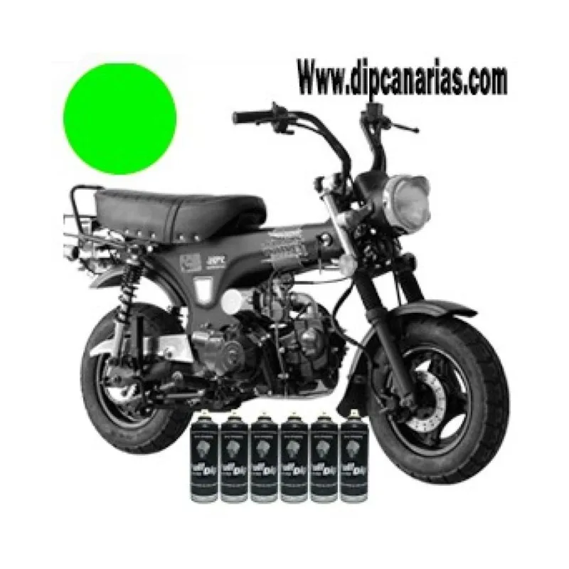 Kit moto pequeña Verde Flúor