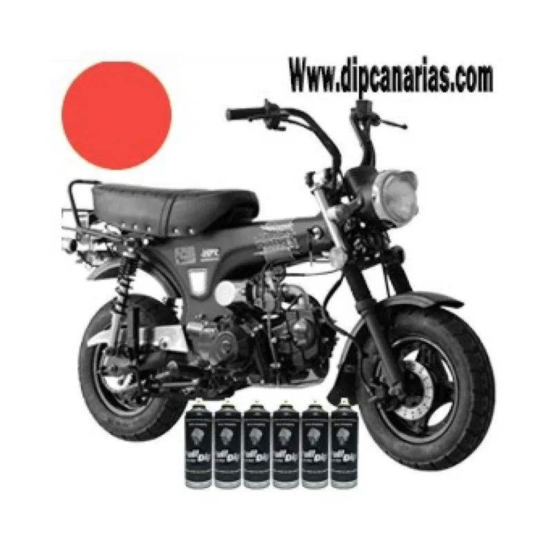 Kit moto pequeña Rojo Flúor