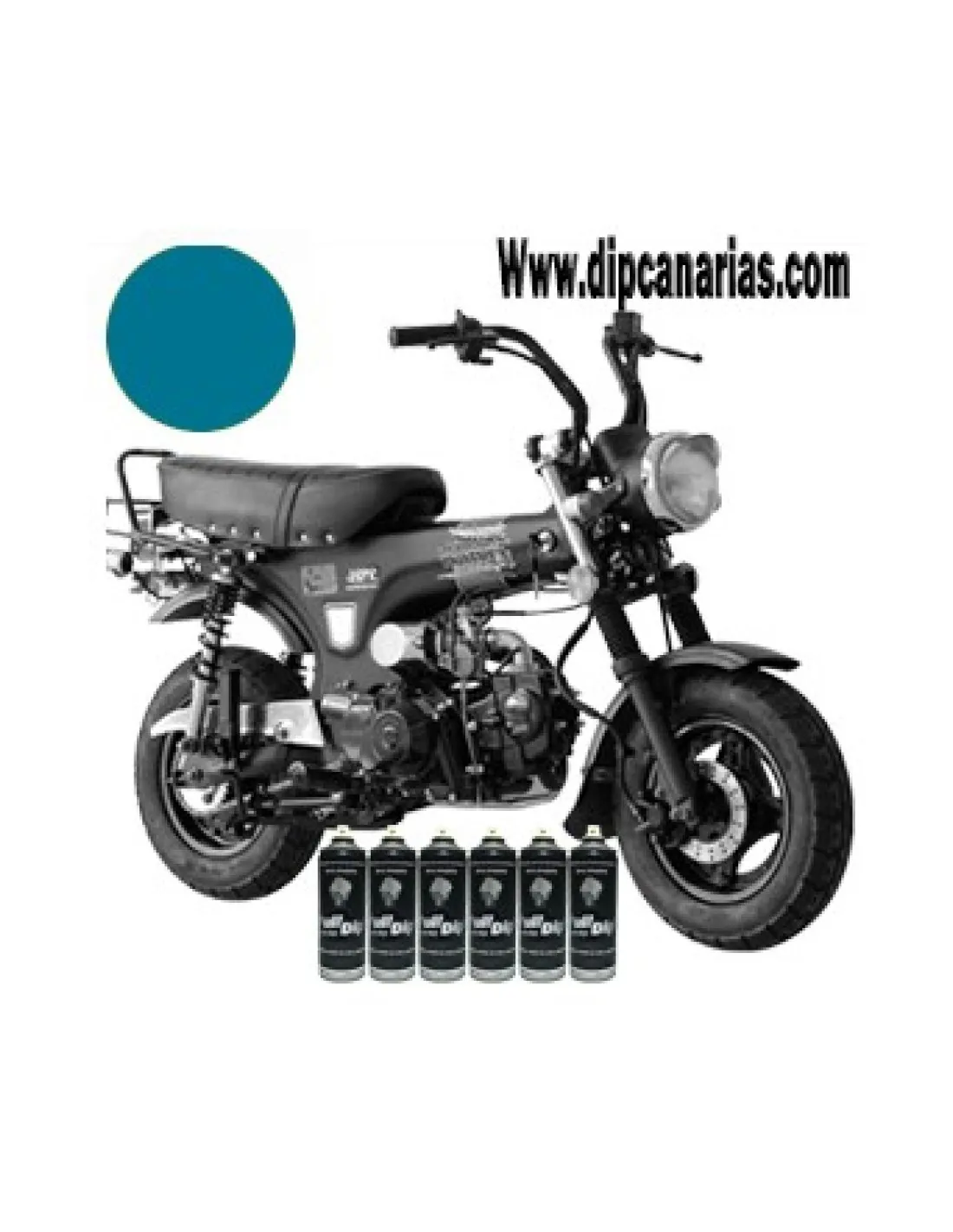 Kit moto pequeña Azul Mágico Candy
