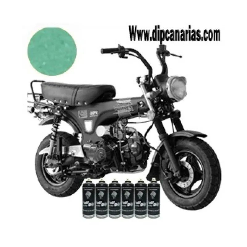 Kit moto pequeña Verde Zombie