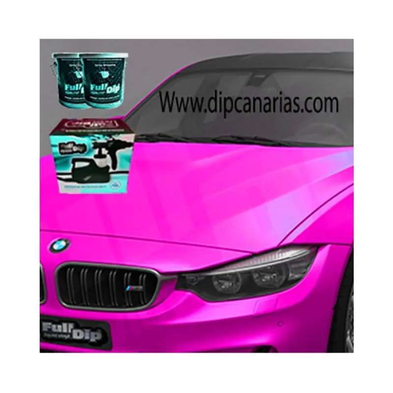 Kit Coche Pequeño Rosa Flúor