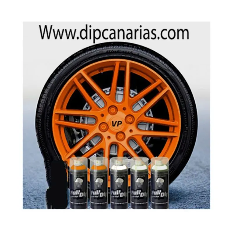 Kit llantas de 16 a 19" Naranja Flúor