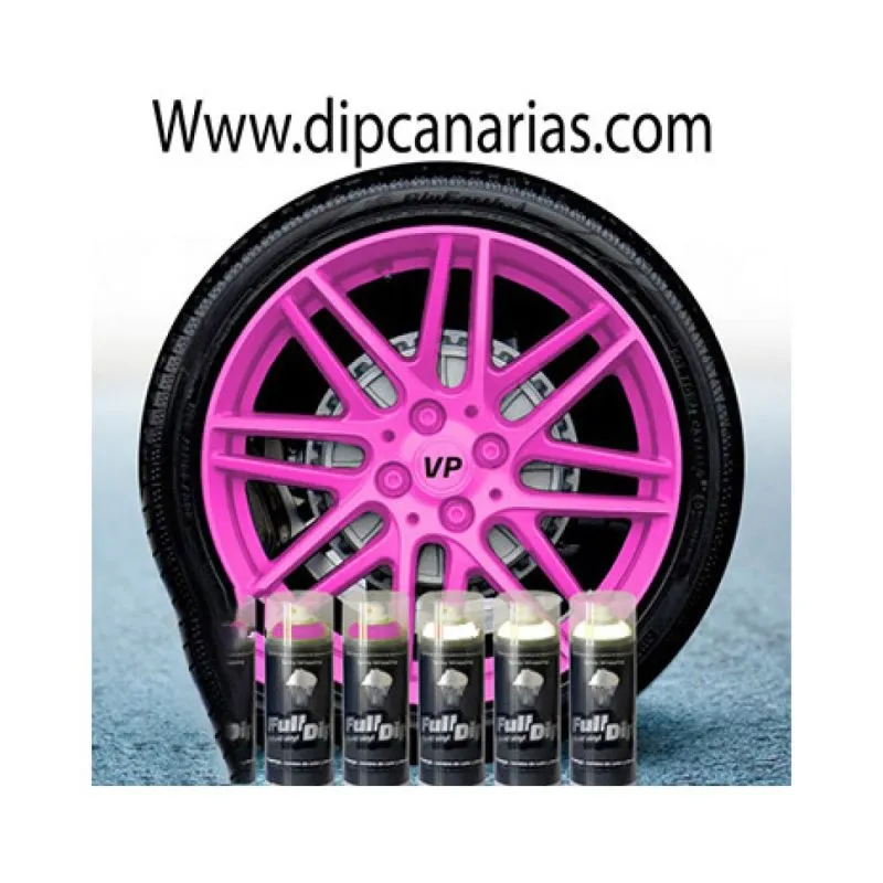 Kit llantas de 16 a 19" Rosa Flúor