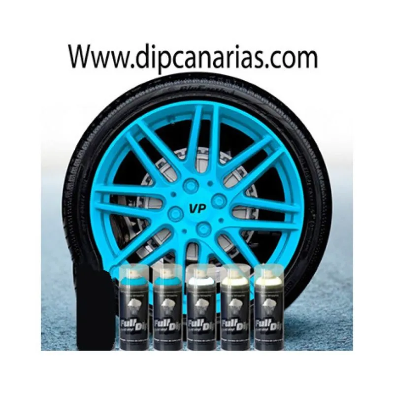 Kit llantas de 16 a 19" Azul Flúor