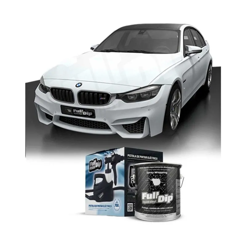 Kit Coche Micro Blanco Sólido Full Dip