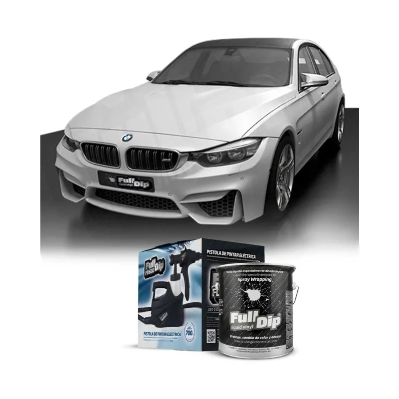 Kit Coche Micro Hyperplata Metalizado Full Dip