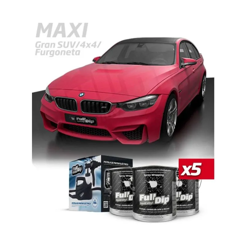 Kit Coche Maxi Rosa Chicle Sólido Full Dip