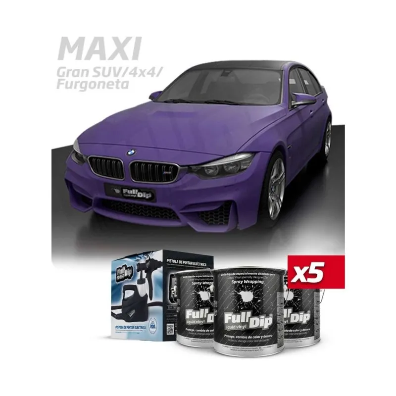 Kit Coche Maxi Violeta Sólido Full Dip