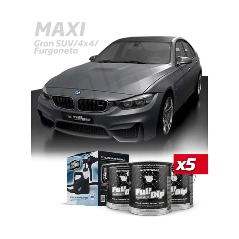 Kit Coche Maxi Antracita Metalizado Full Dip