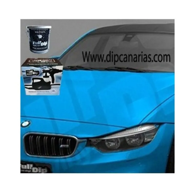 Kit Coche Micro Azul Claro Sólido