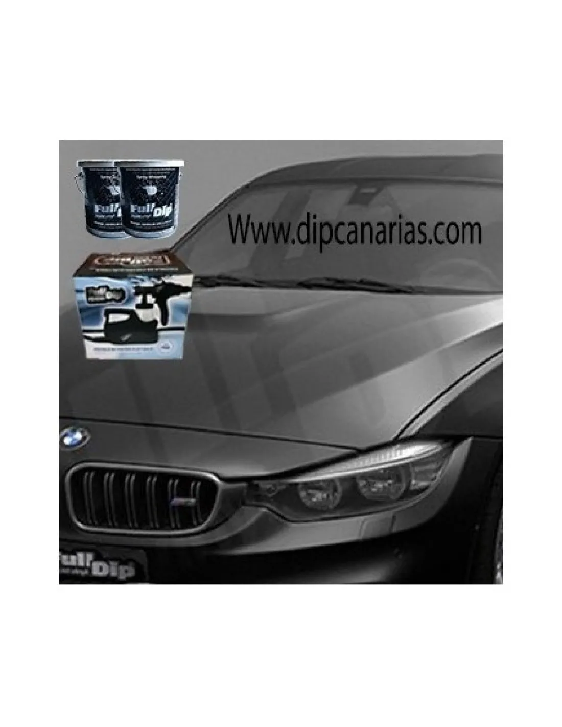 Kit Coche Pequeño Negro Metalizado