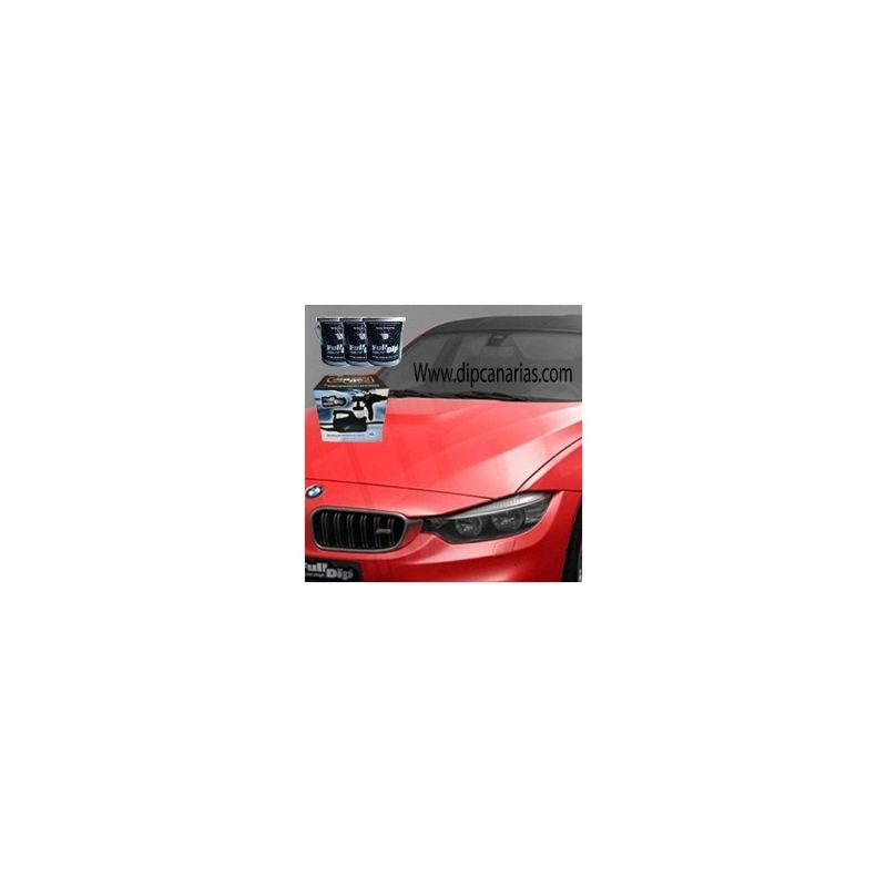 Kit Coche Mediano Rojo Metalizado