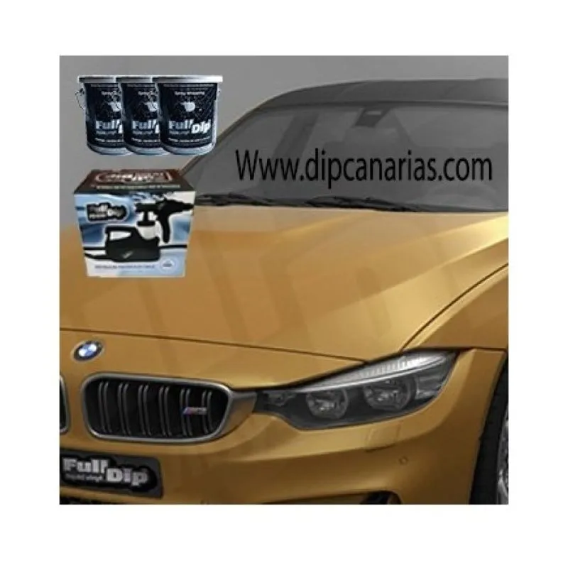 Kit Coche Mediano Dorado Perla