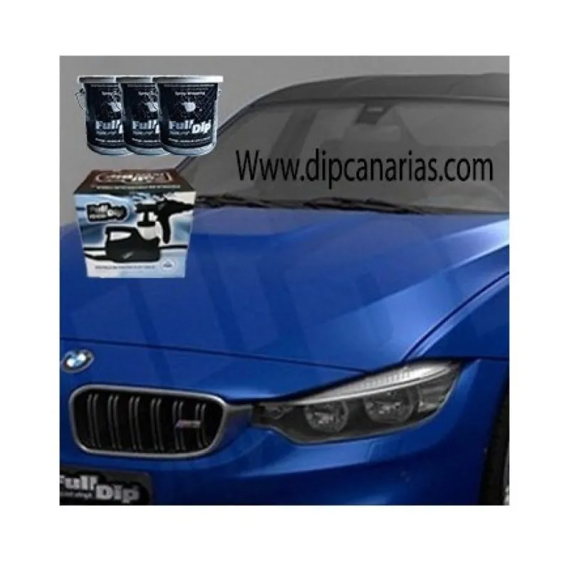 Kit Coche Mediano Azul Eléctrico Candy