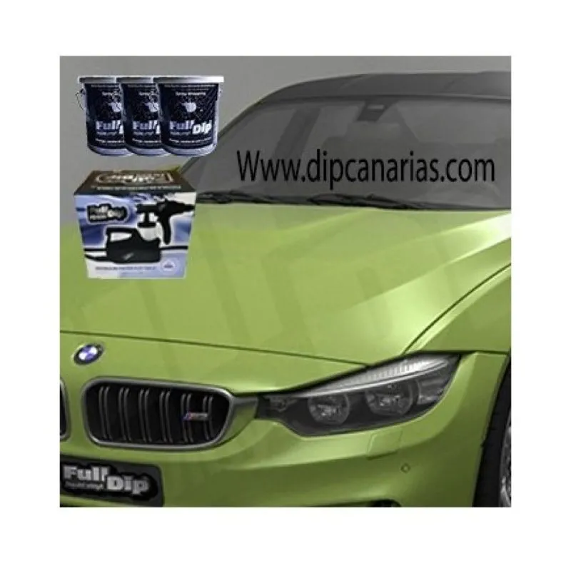 Kit Coche Mediano Verde Manzana Candy