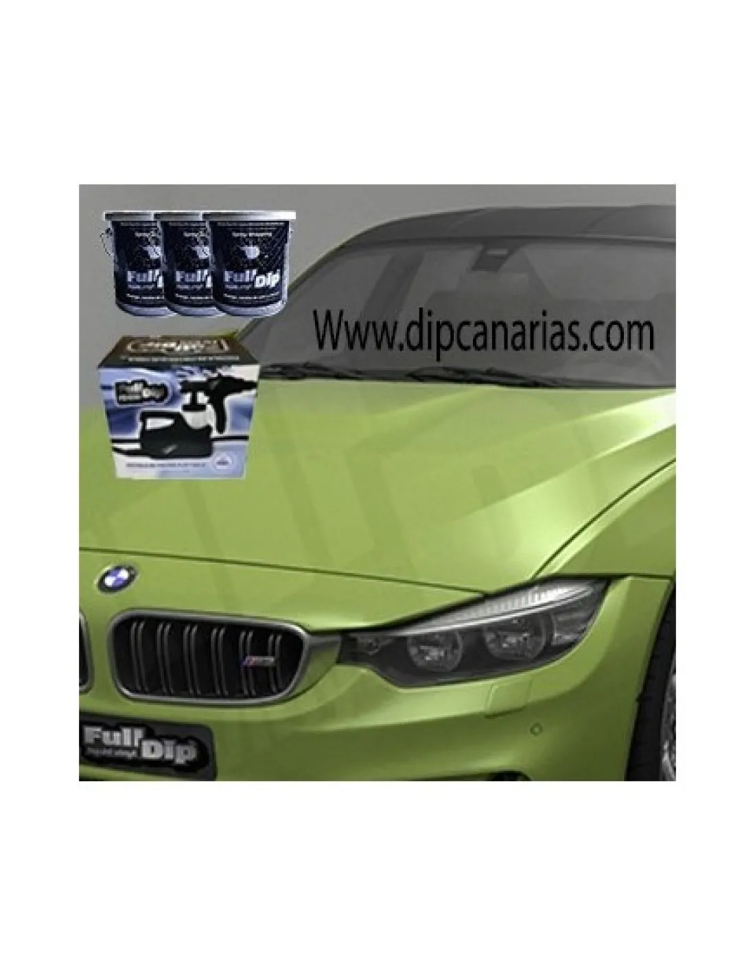 Kit Coche Mediano Verde Manzana Candy