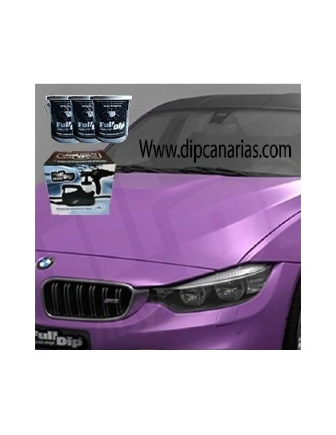 Kit Coche Mediano Morado Candy